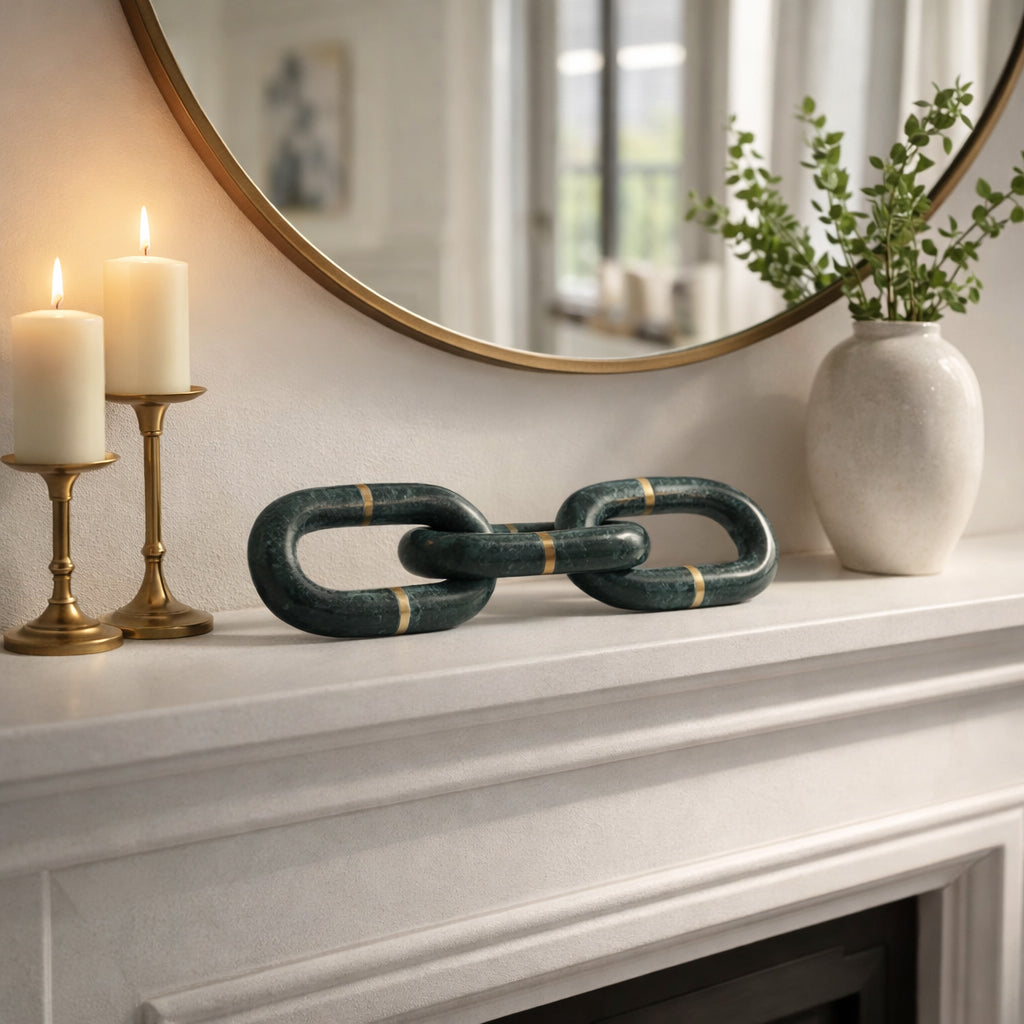 Beldengate Green/Gold Decor