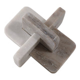 Thornton White/Beige Marble Knot