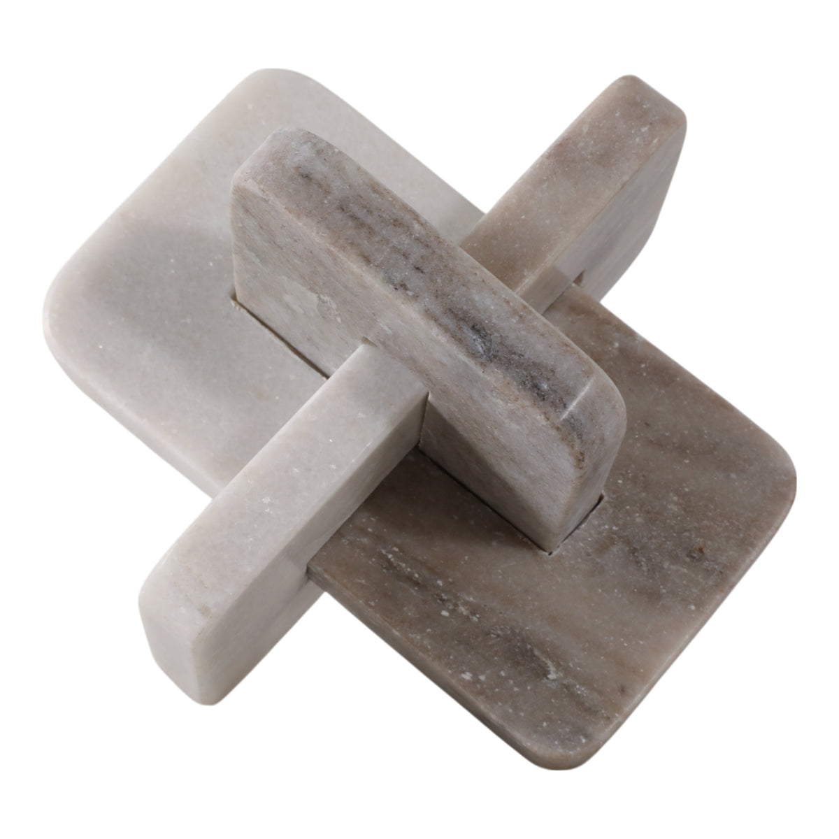 Thornton White/Beige Marble Knot