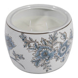 Miles Blue/Brown Neroli Basil Chinoiserie Candle