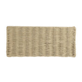 Avalon Natural Scallop Edge Raffia Workspace Organizer