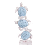 Ortega Light Blue/White 3 Turtle Vertical Stack