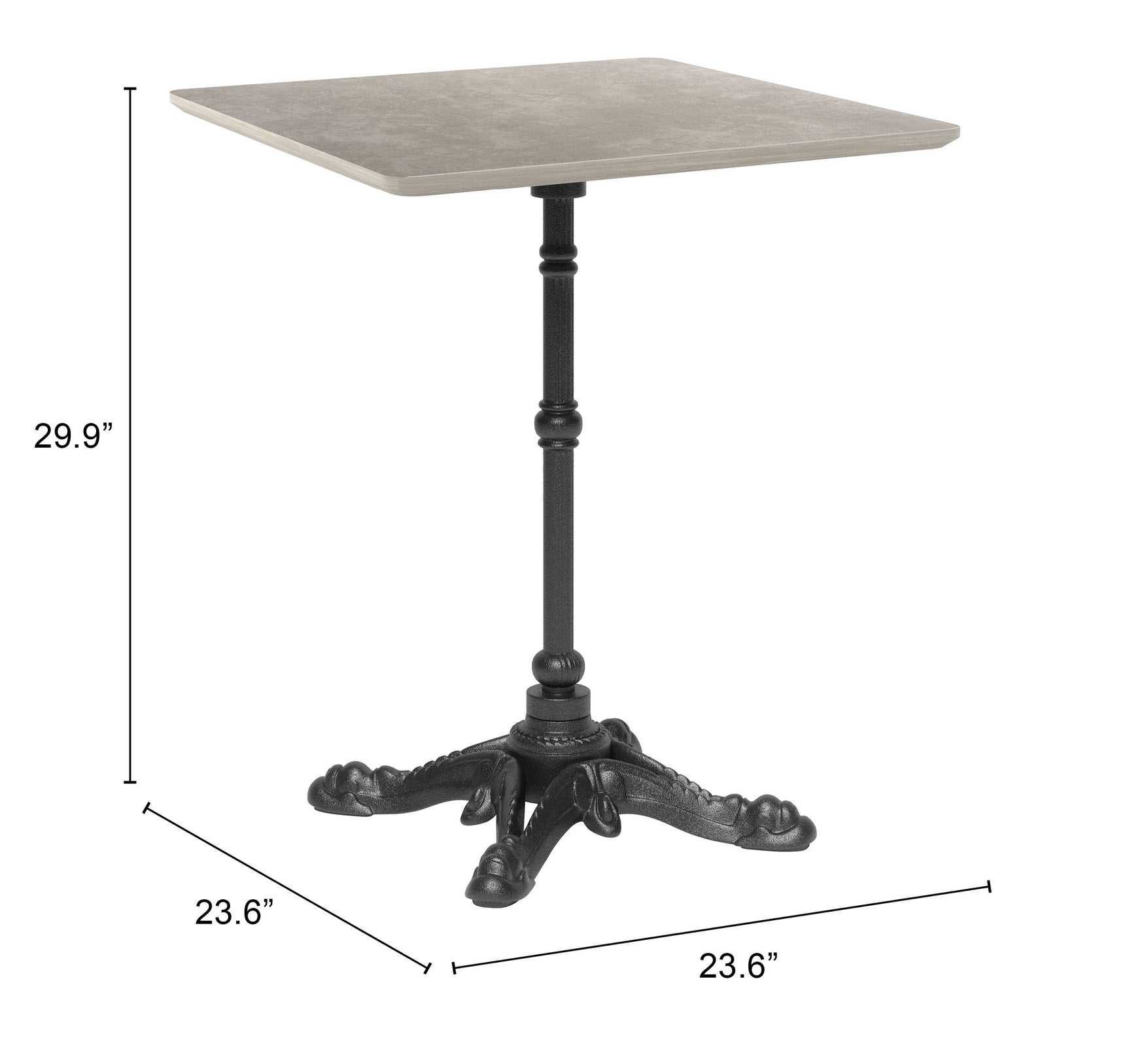 Alfresco Gray Dining Table