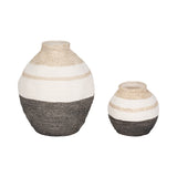 Alicemill Tan/Ivory/Black Vase