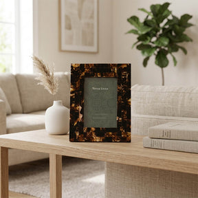 Dunes Brown/Tortoise 4x6 Horn Resin Frame
