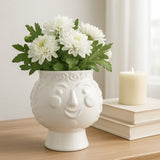 Burrel White Grandma Face Planter