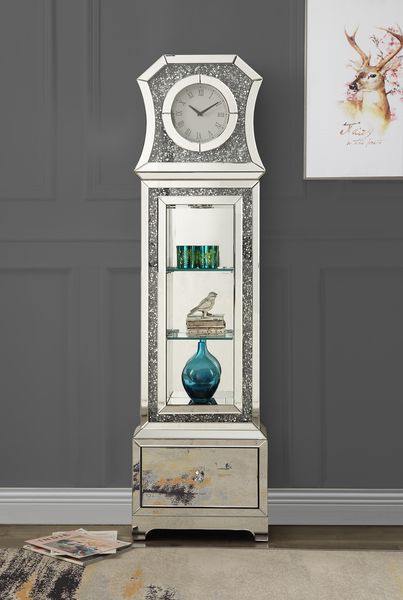 Noralie Faux Diamonds Grandfather Clock - Ornate Home