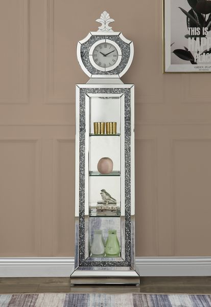 Noralie Faux Diamonds Grandfather Clock - Ornate Home