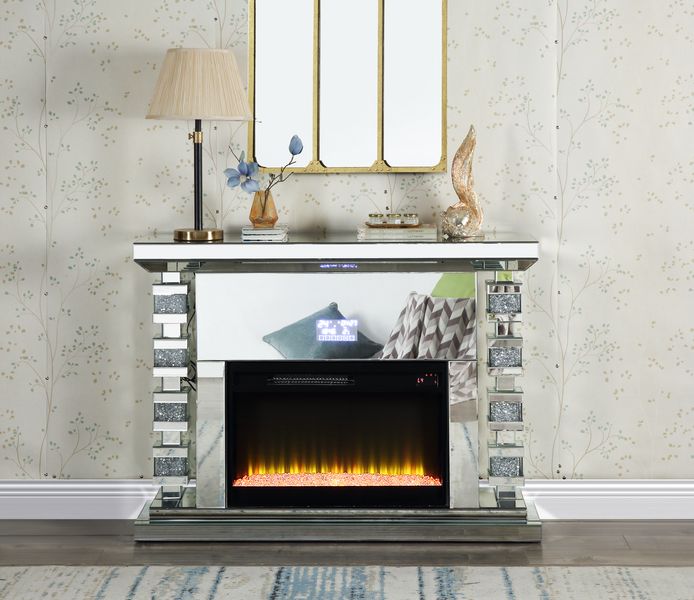 Noralie Fireplace w/Bluetooth - Ornate Home