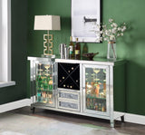 Noralie Wine Cabinet w/Led - Ornate Home