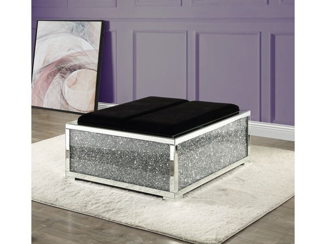 Noralie Ottoman w/Storage - Ornate Home