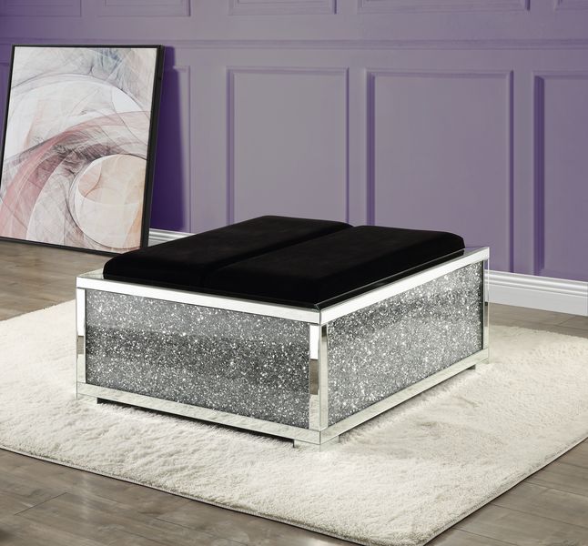 Noralie Ottoman w/Storage - Ornate Home