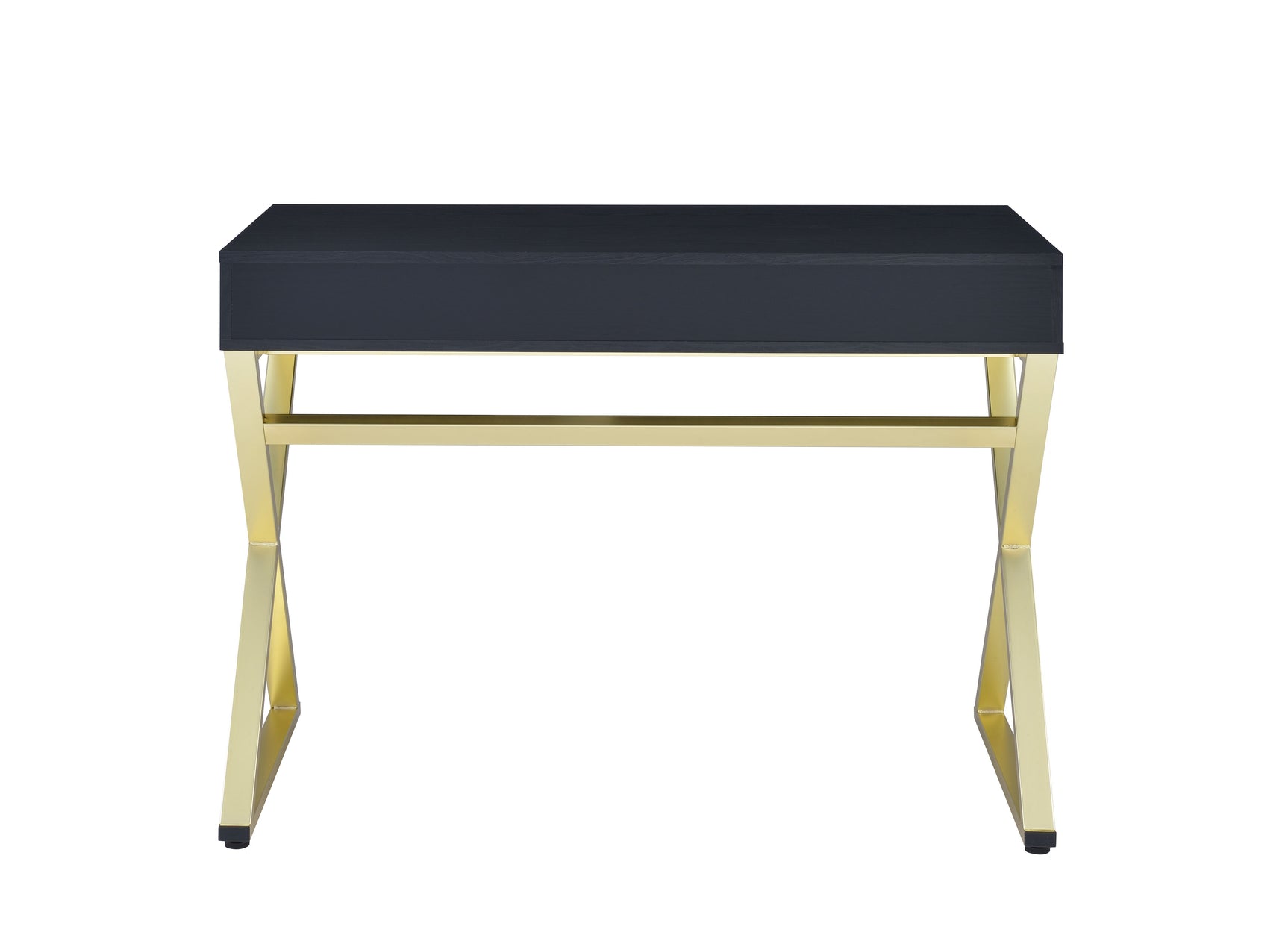 Coleen Black/Brass Writing Desk