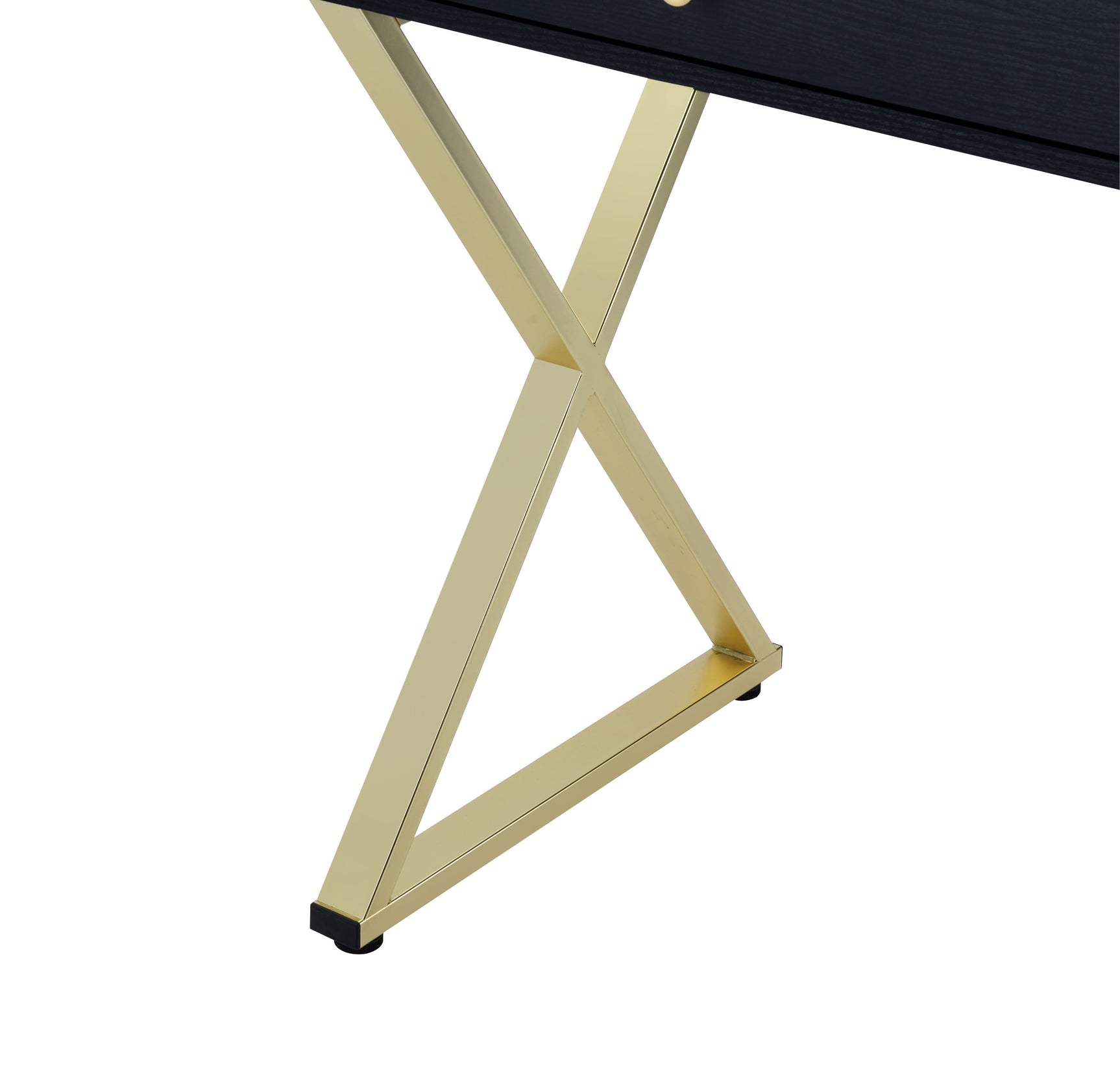Coleen Black/Brass Writing Desk