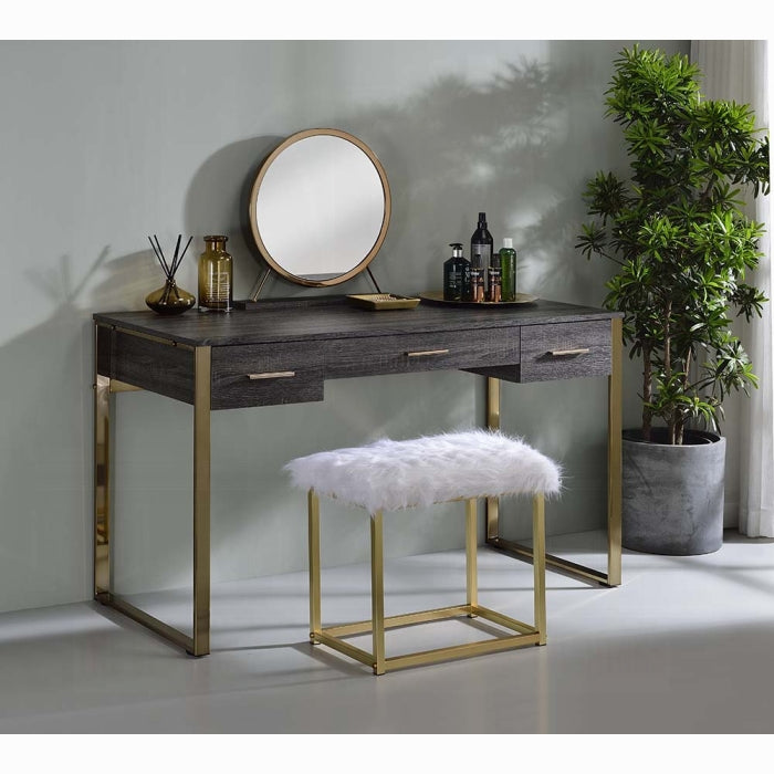 Perle Champagne Vanity Desk - Ornate Home