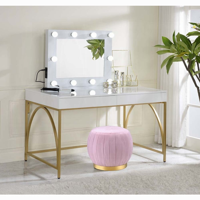 Lightmane White Vanity Desk - Ornate Home