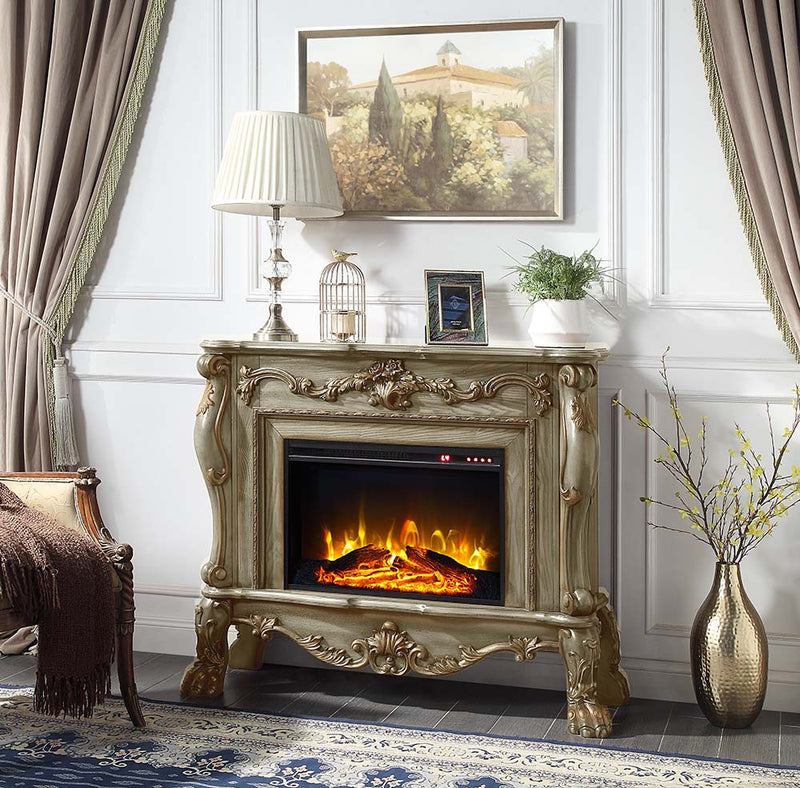 Dresden Gold Fireplace - Ornate Home