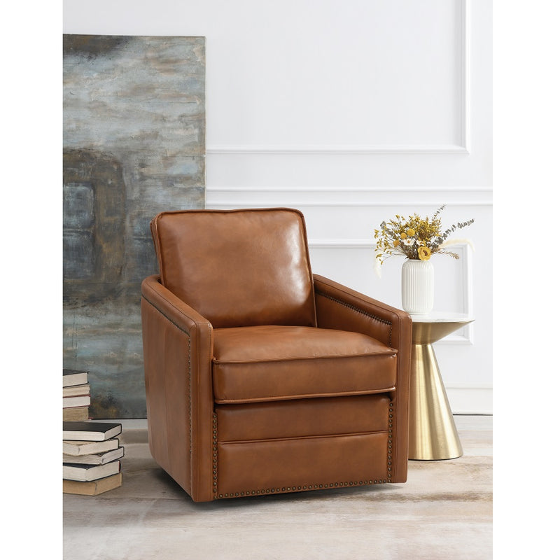 Rocha Brown  Swivel Chair W/Glider - Ornate Home