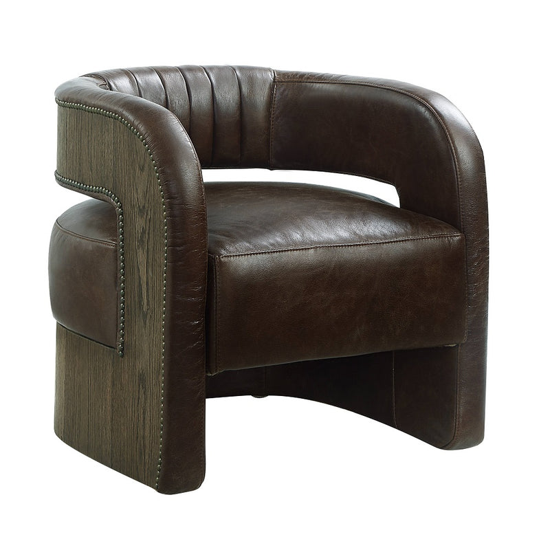 Feyre Espresso Accent Chair - Ornate Home