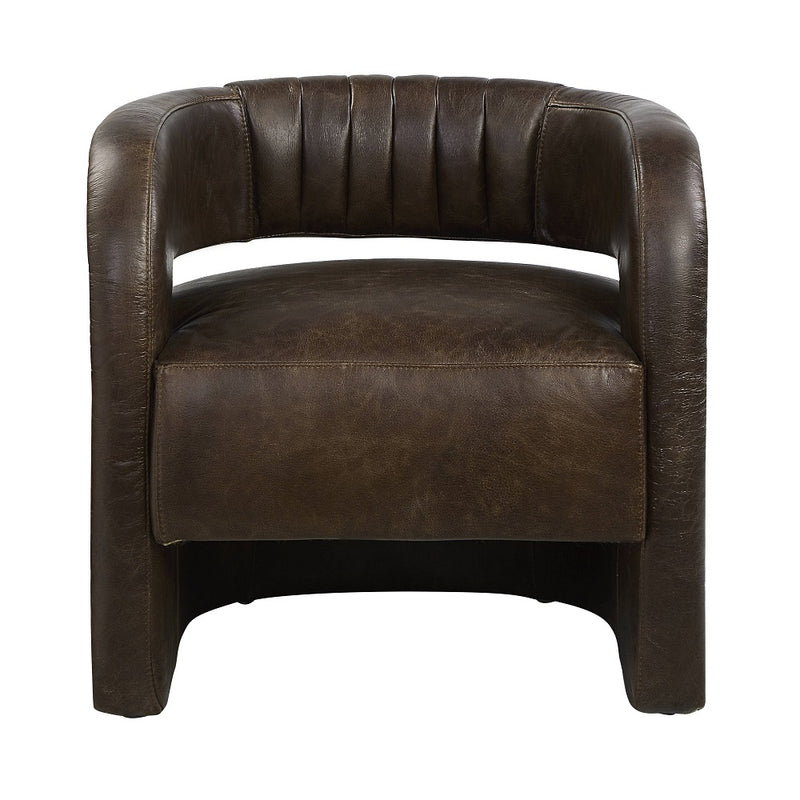 Feyre Espresso Accent Chair - Ornate Home