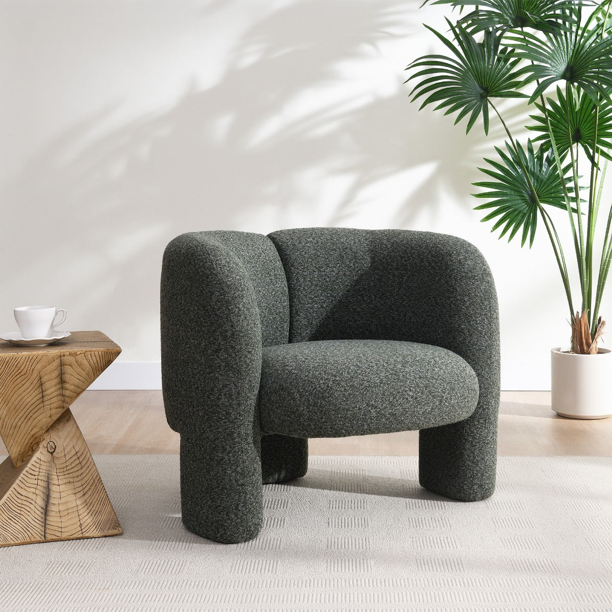 Pemba Green Accent Chair