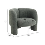 Pemba Green Accent Chair