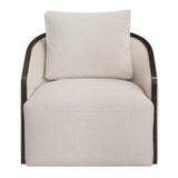 Lenora Beige Accent Chair W/Swivel