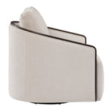 Lenora Beige Accent Chair W/Swivel