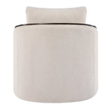 Lenora Beige Accent Chair W/Swivel