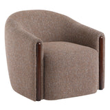 Ballona Brown Accent Chair W/Swivel