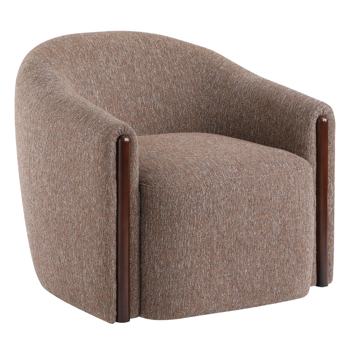 Ballona Brown Accent Chair W/Swivel