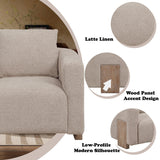 Tryne Latte Accent Chair