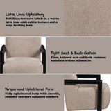 Jetta Latte/Black Accent Chair