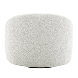 Zoey White/Gray Two Tone Accent Chair w/Swivel