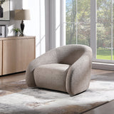 Zoey Latte Accent Chair w/Swivel