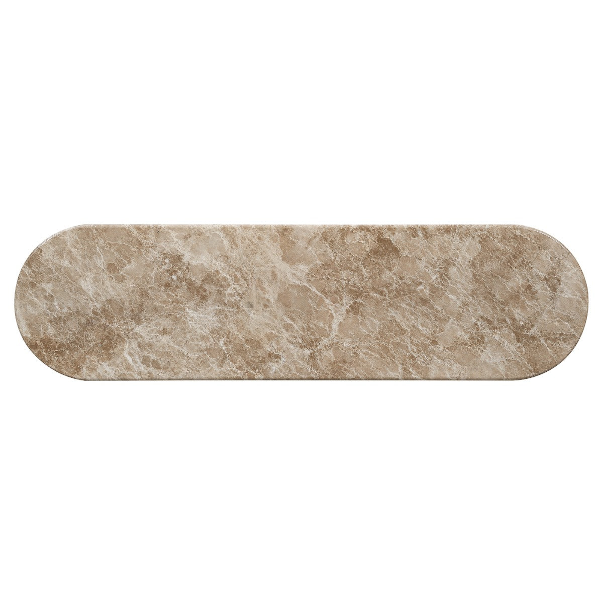 Markku Oak/Natural Marble Console Table