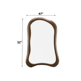 Lanza Dark Walnut Aceent Mirror