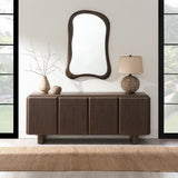Lanza Dark Walnut Aceent Mirror