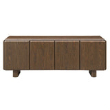 Lanza Dark Walnut Console Table
