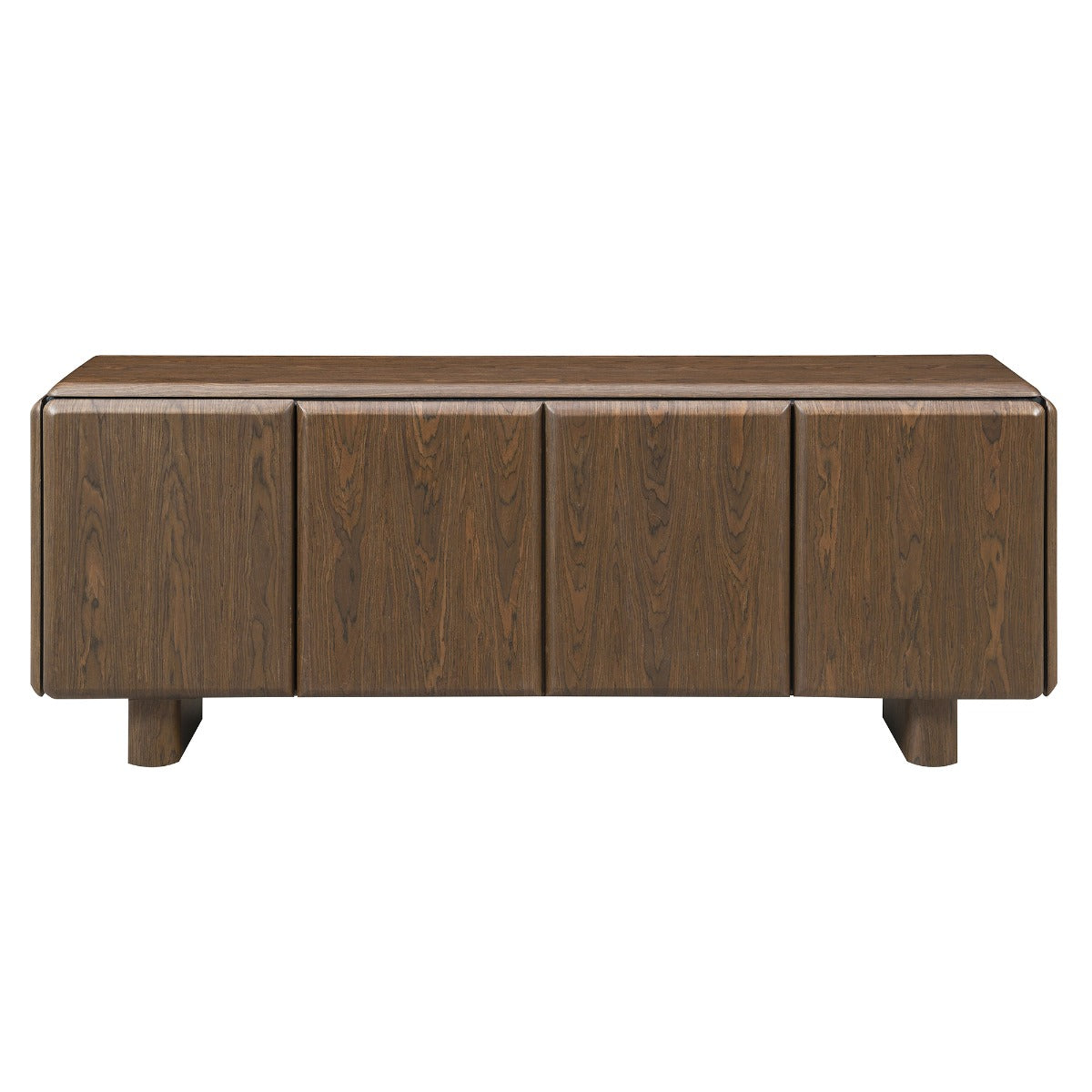 Lanza Dark Walnut Console Table