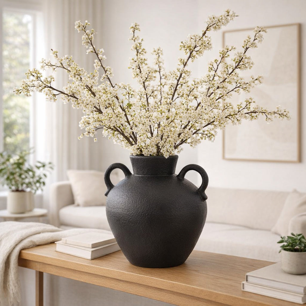 Burtonholm Black Vase - 18763-02EC