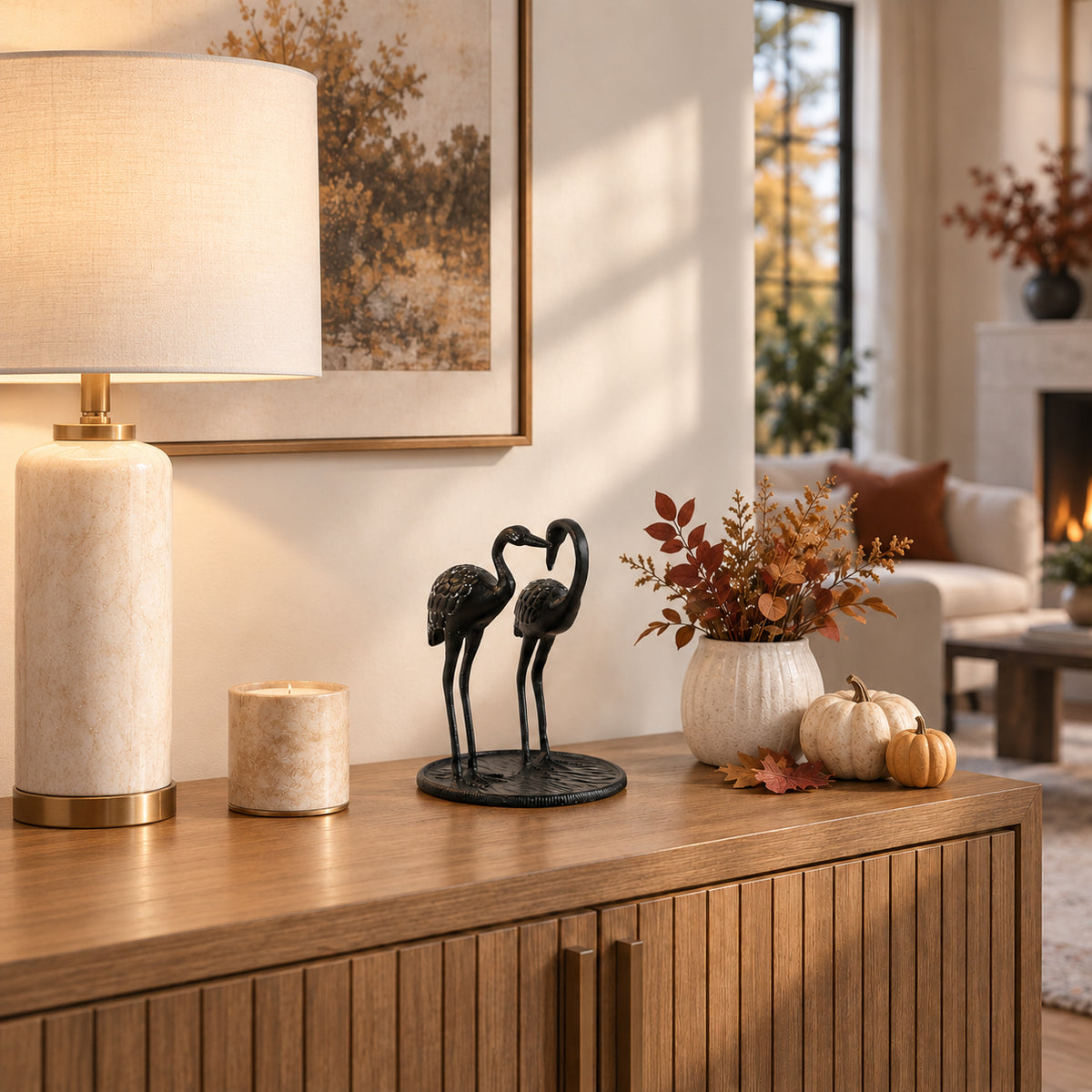 Morris Black Decor