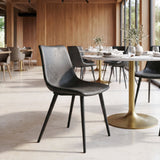 Daniel Vintage Black Dining Chair (Set of 2)
