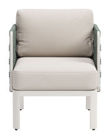 Bridgehampton White Armchair