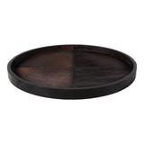 Cayton Brown Hair on Hide Patchwork Tray