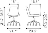 Byron Gray Office Chair