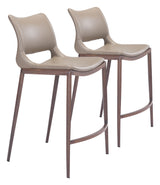 Ace Brown & Walnut Counter Stool (Set of 2)