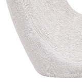 Alray White Beaded Oval Cut Out Vase