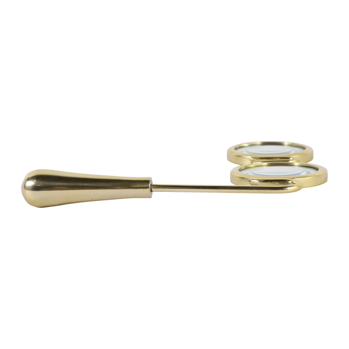Campbell Gold/Clear Glasses Magnifying Glass