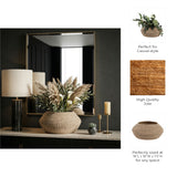 Glen Arbor Natural Woven Jute Basket